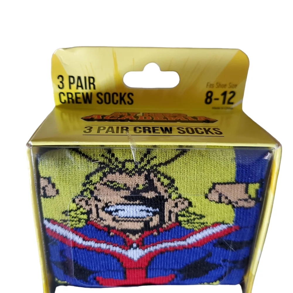 My Hero Academia Crew‎ Socks 3 Pairs New